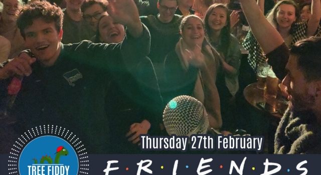 Friends-themed comedy night