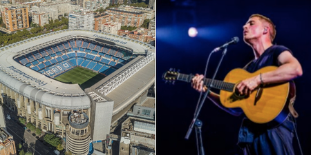 ‘What a voice’ – Real Madrid star declares his admiration for Dermot Kennedy
