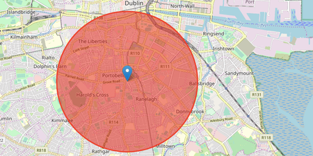 Over half a million people have used this Irishman’s ‘2km from home’ tool since this morning