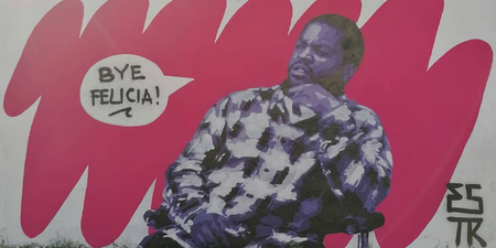 Ice Cube shares Dublin mural of his famous “Bye, Felicia!” quote