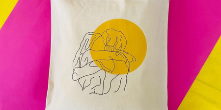 These hand-printed tote bags are a summer staple and will help some great causes