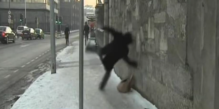 guy who slipped on the ice