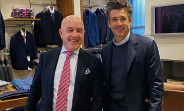 Patrick Dempsey ventures in to city centre to get suited and booted