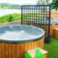 This brand new outdoor spa has the most stunning views