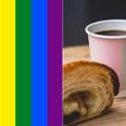 Support the LGBTQ+ community while picking up your morning coffee!
