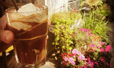 Another day, another boozy iced latte to enjoy in the sun
