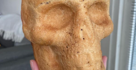 Forget pumpkin carving, this Dublin bakery is carving skulls out of bread!