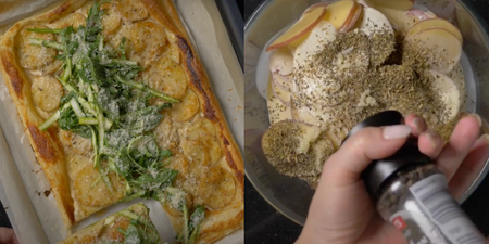 WATCH: How to make this delicious Potato and Parmesan Tart recipe at home