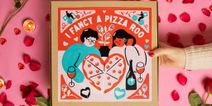 Forgot all about V Day? Send your love a pizza that doubles as a card