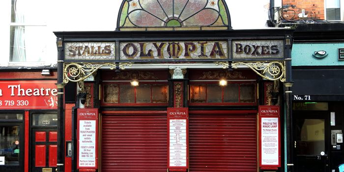 Exterior of the Olympia theatre in Dublin