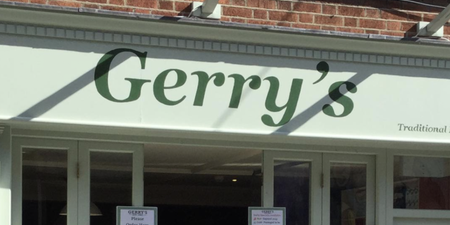 Gerry Horgan of Gerry’s café has sadly died