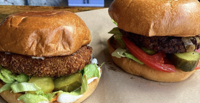 two vegan burgers from vegan sandwich co set to open in rathmines