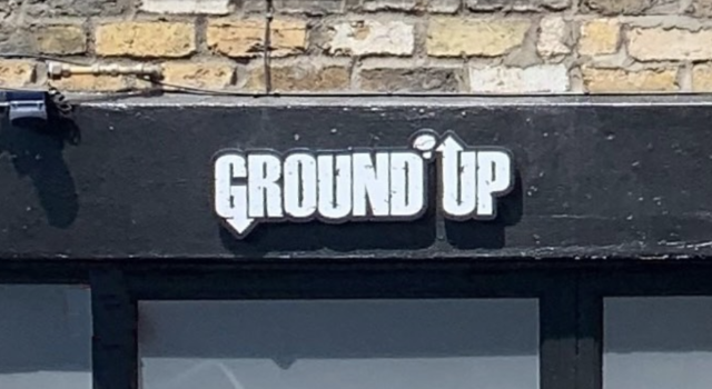 ground up close
