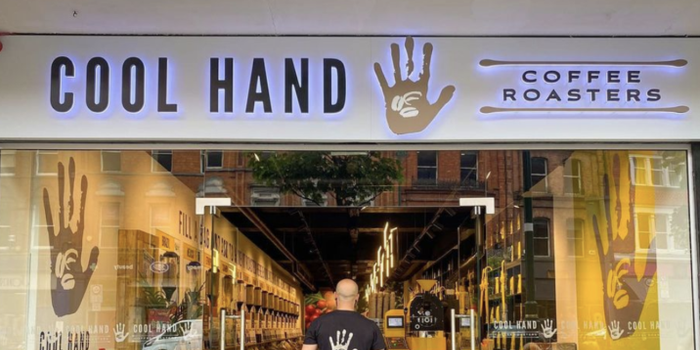 cool hand coffee flagship store on Upper Baggot Street