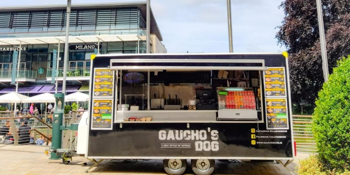 Guacho's Dog food truck at Dundrum Town Centre