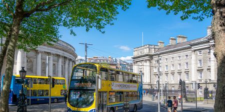 Dublin Bus collides with boat in city centre