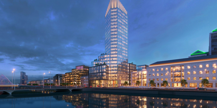 cgi proposed image of dublin's tallest building