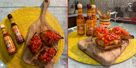 WATCH: How to make authentic Mexican Molletes for Day of the Dead Celebrations with Cholula® Hot Sauce