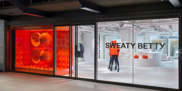 exterior of a sweaty betty store in London