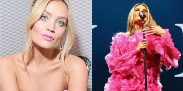 side by side images of laura whitmore and lyra