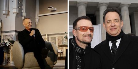 Tom Hanks stayed with Bono at his Dublin mansion for Dalkey Book Festival