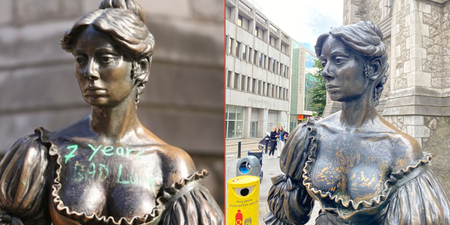 Why does the Molly Malone statue keep being defaced?