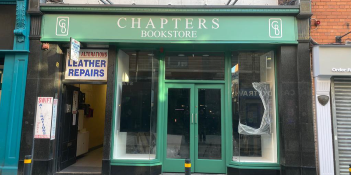 chapters bookstore pop-up